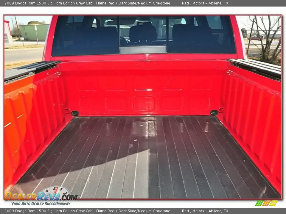 2009 Dodge Ram 1500 Big Horn Edition Crew Cab Flame Red / Dark Slate/Medium Graystone Photo #8