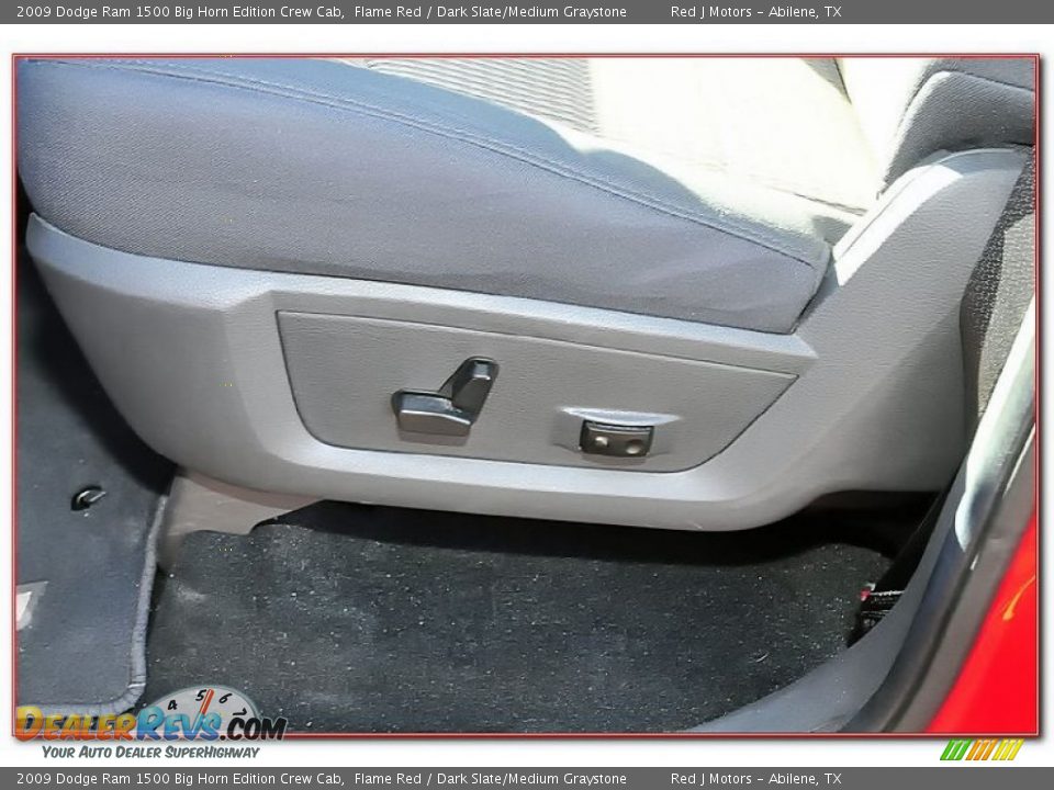 2009 Dodge Ram 1500 Big Horn Edition Crew Cab Flame Red / Dark Slate/Medium Graystone Photo #15