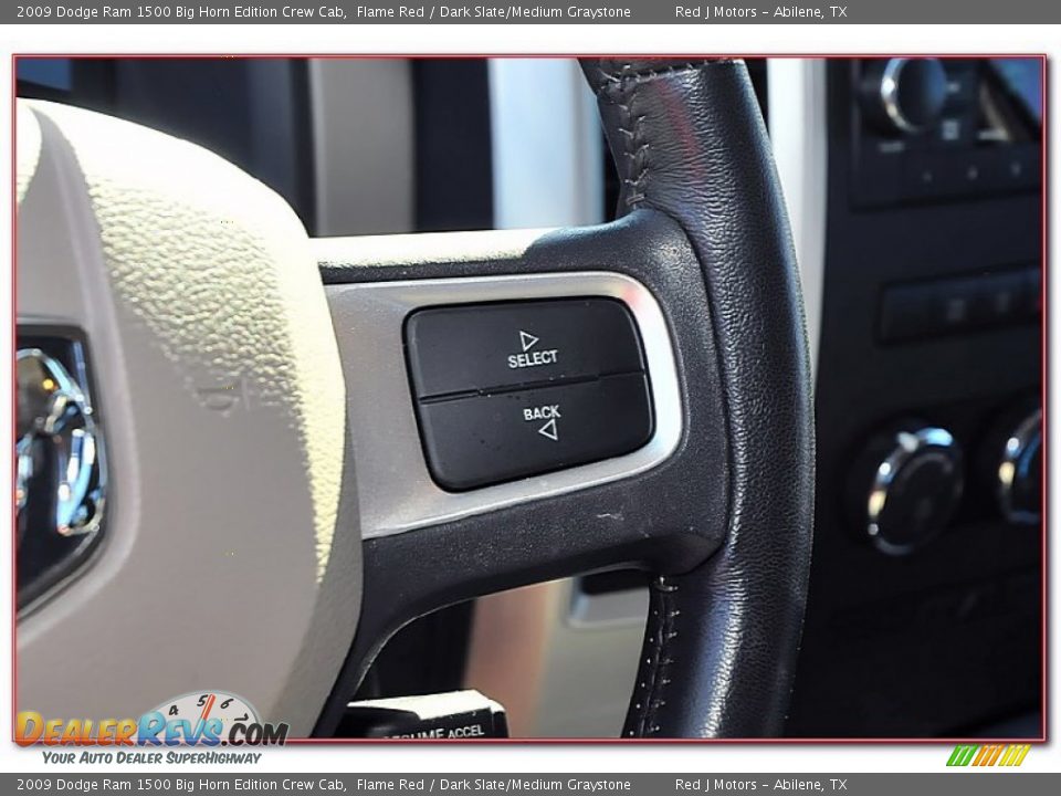2009 Dodge Ram 1500 Big Horn Edition Crew Cab Flame Red / Dark Slate/Medium Graystone Photo #19