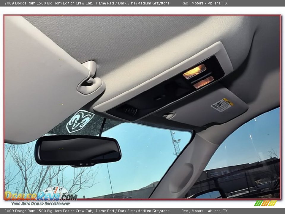 2009 Dodge Ram 1500 Big Horn Edition Crew Cab Flame Red / Dark Slate/Medium Graystone Photo #22