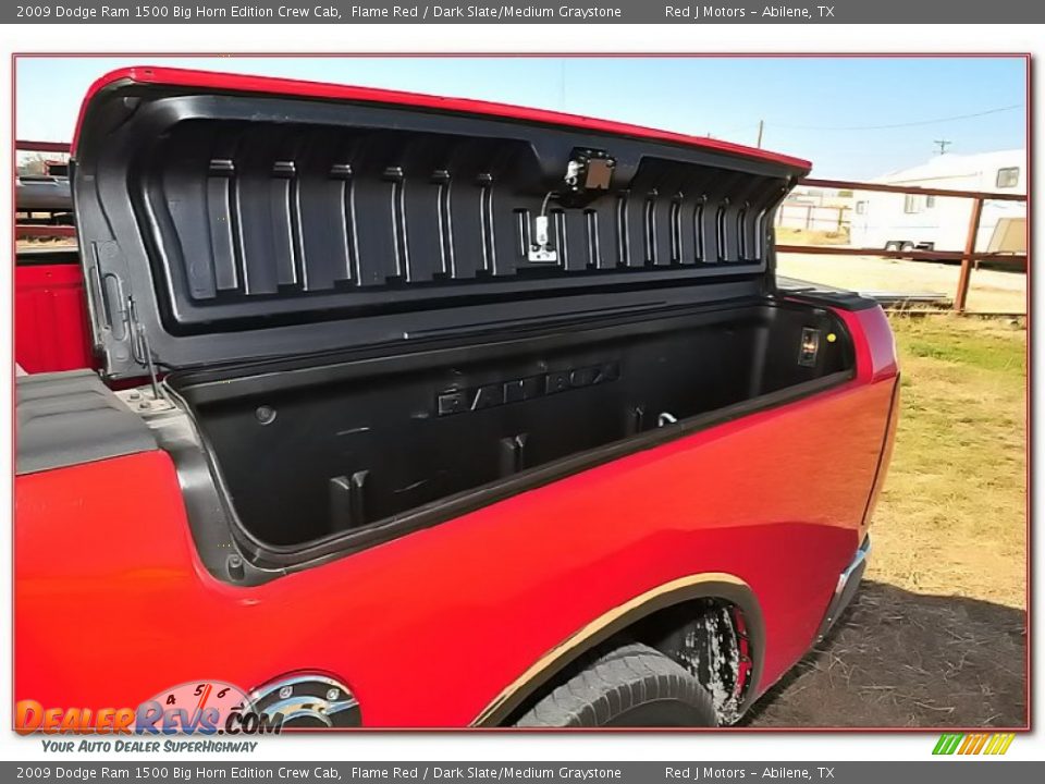2009 Dodge Ram 1500 Big Horn Edition Crew Cab Flame Red / Dark Slate/Medium Graystone Photo #25