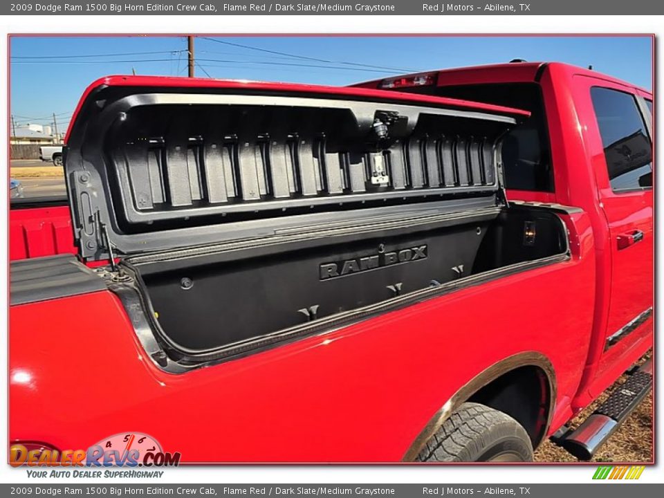 2009 Dodge Ram 1500 Big Horn Edition Crew Cab Flame Red / Dark Slate/Medium Graystone Photo #26