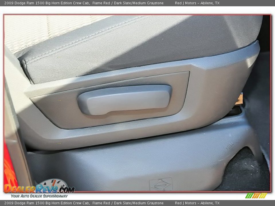 2009 Dodge Ram 1500 Big Horn Edition Crew Cab Flame Red / Dark Slate/Medium Graystone Photo #29