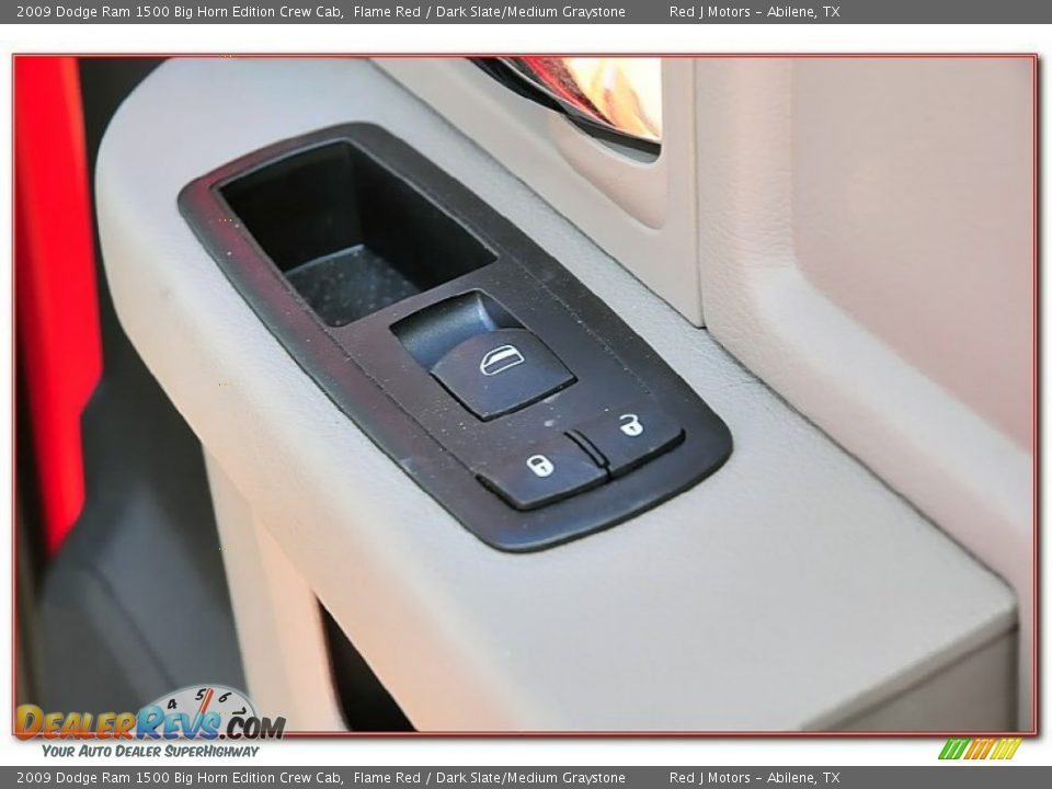 2009 Dodge Ram 1500 Big Horn Edition Crew Cab Flame Red / Dark Slate/Medium Graystone Photo #31