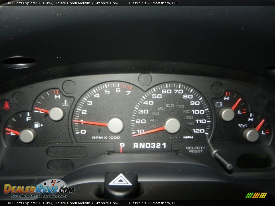 2003 Ford Explorer XLT 4x4 Gauges Photo #11