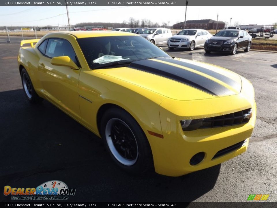 2013 Chevrolet Camaro LS Coupe Rally Yellow / Black Photo #3
