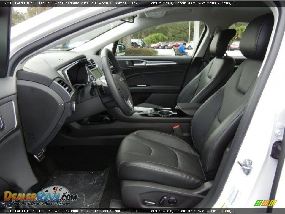 Front Seat of 2013 Ford Fusion Titanium Photo #5