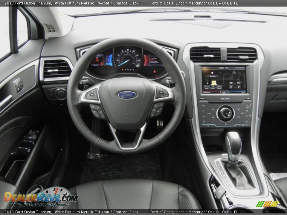 Dashboard of 2013 Ford Fusion Titanium Photo #7