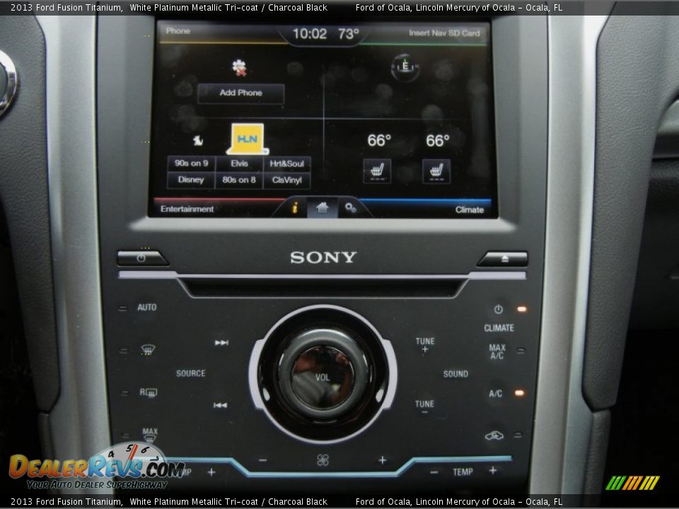 Controls of 2013 Ford Fusion Titanium Photo #9