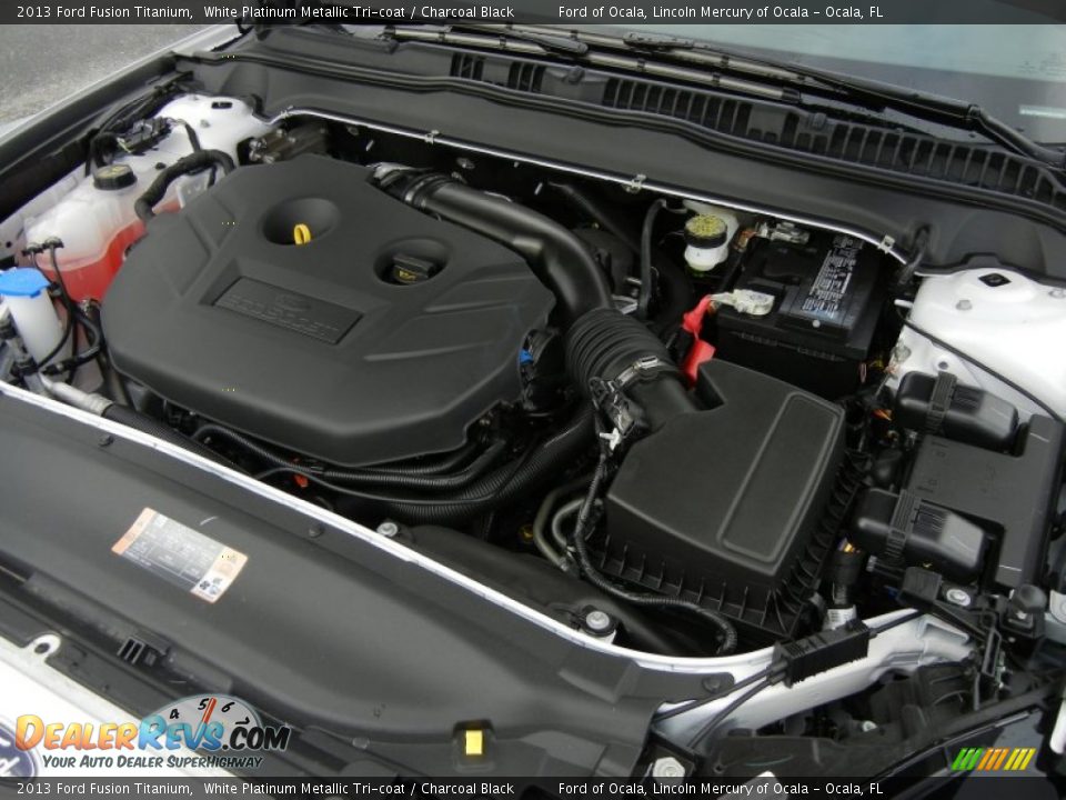 2013 Ford Fusion Titanium 2.0 Liter EcoBoost DI Turbocharged DOHC 16-Valve Ti-VCT 4 Cylinder Engine Photo #11