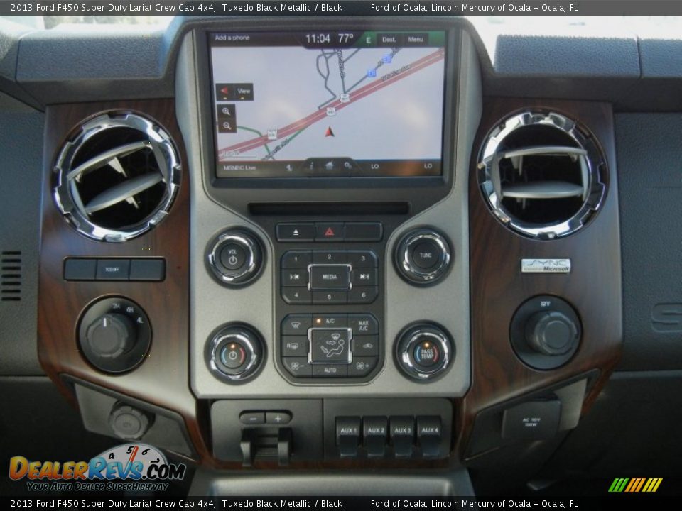 Navigation of 2013 Ford F450 Super Duty Lariat Crew Cab 4x4 Photo #11