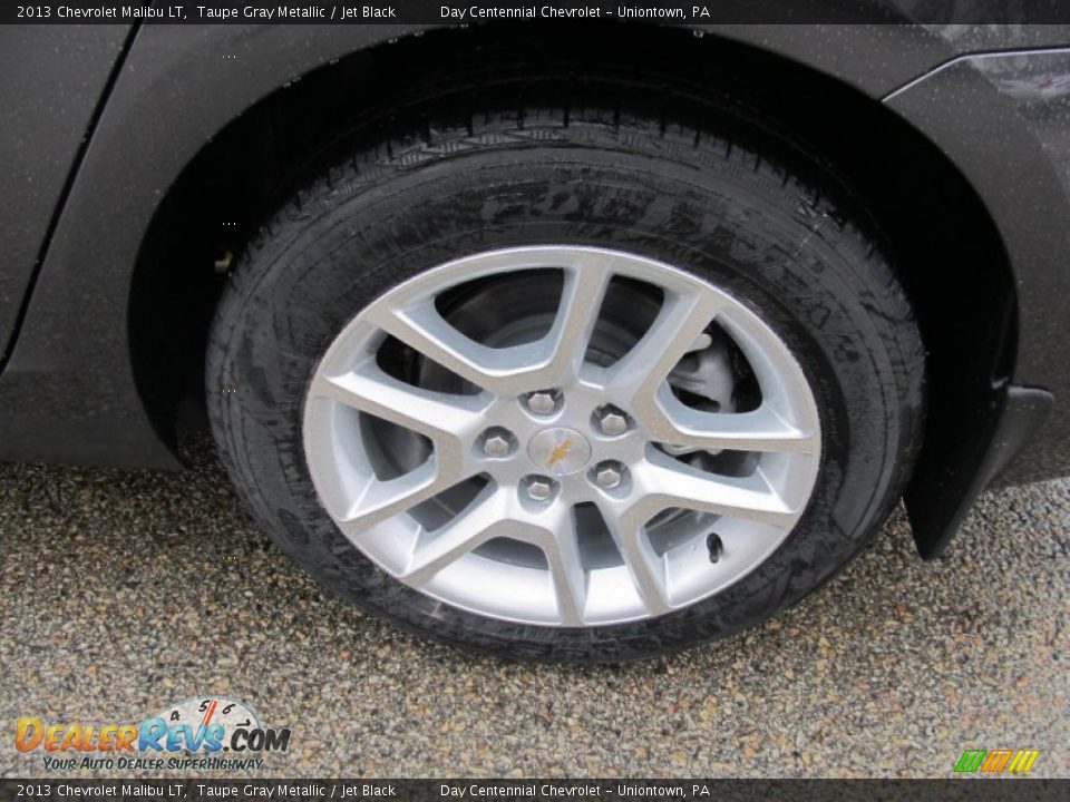 2013 Chevrolet Malibu LT Taupe Gray Metallic / Jet Black Photo #3