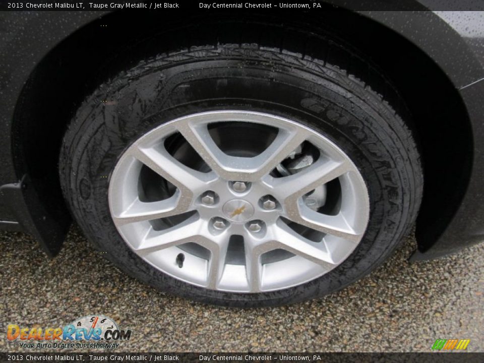 2013 Chevrolet Malibu LT Taupe Gray Metallic / Jet Black Photo #8