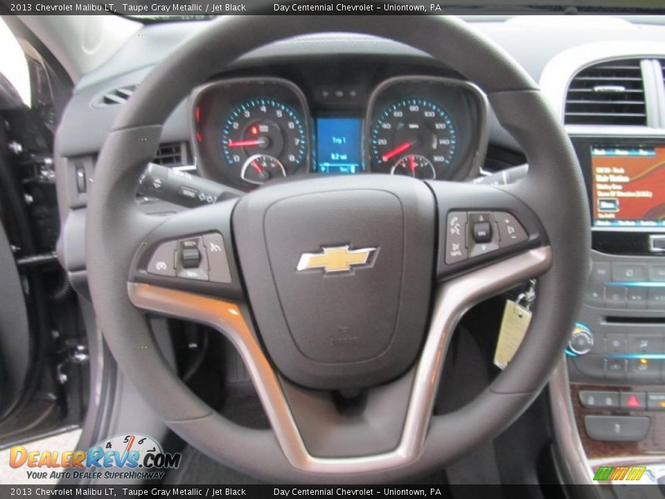 2013 Chevrolet Malibu LT Taupe Gray Metallic / Jet Black Photo #14