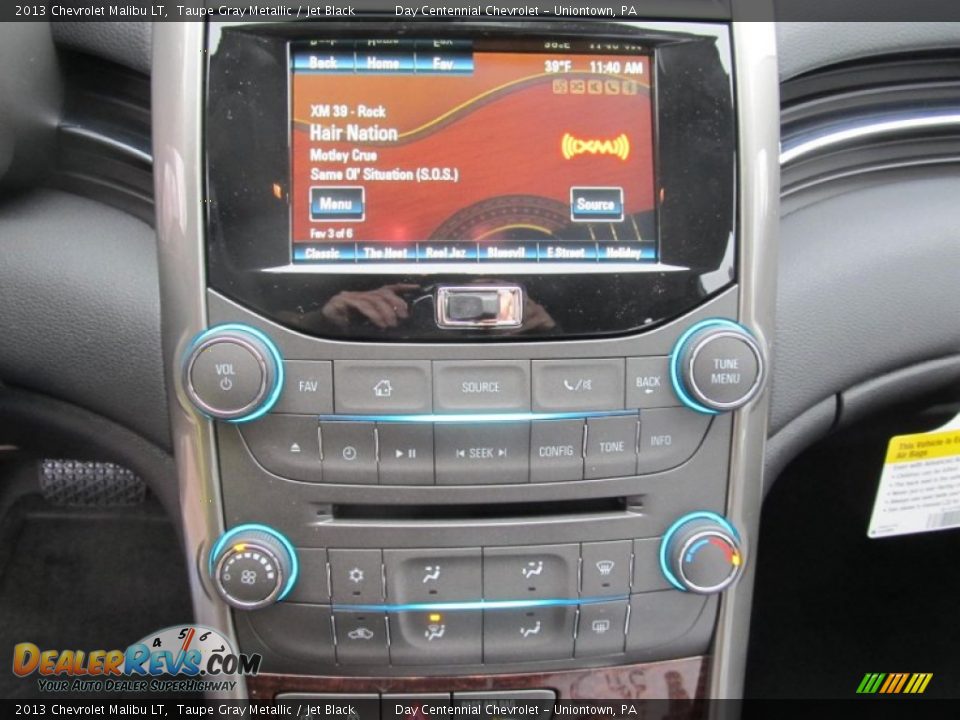 2013 Chevrolet Malibu LT Taupe Gray Metallic / Jet Black Photo #15