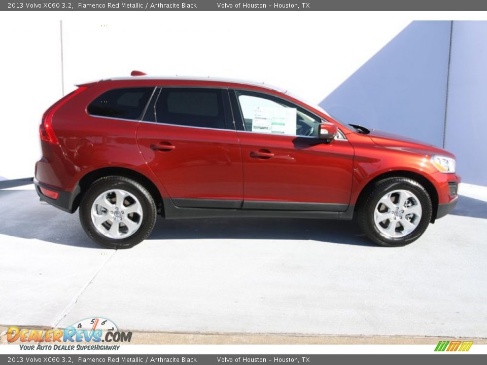 2013 Volvo XC60 3.2 Flamenco Red Metallic / Anthracite Black Photo #3