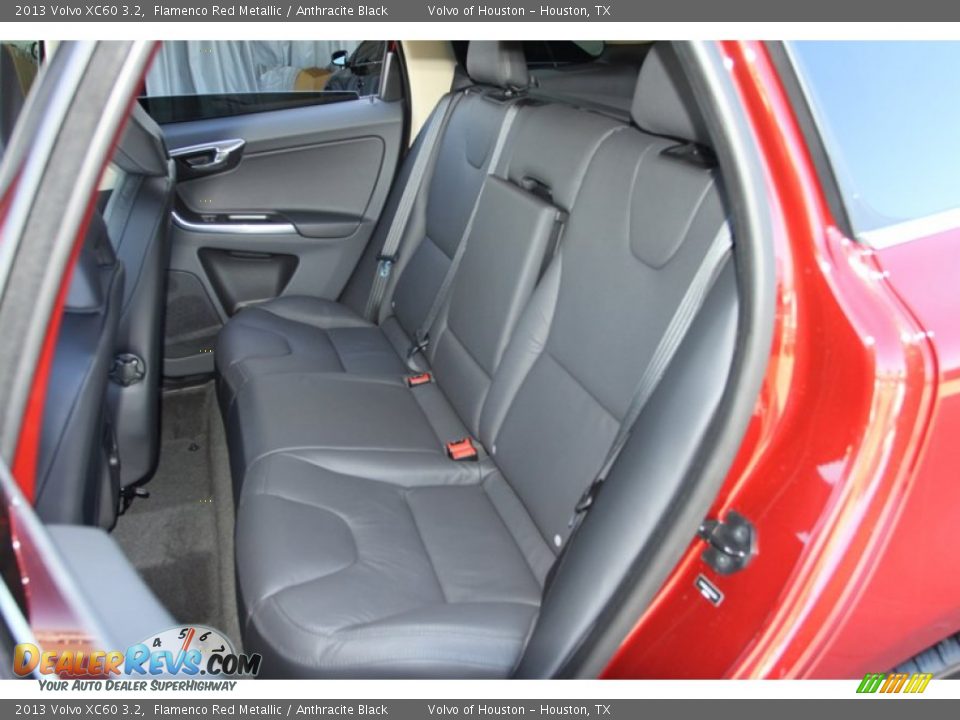 2013 Volvo XC60 3.2 Flamenco Red Metallic / Anthracite Black Photo #13