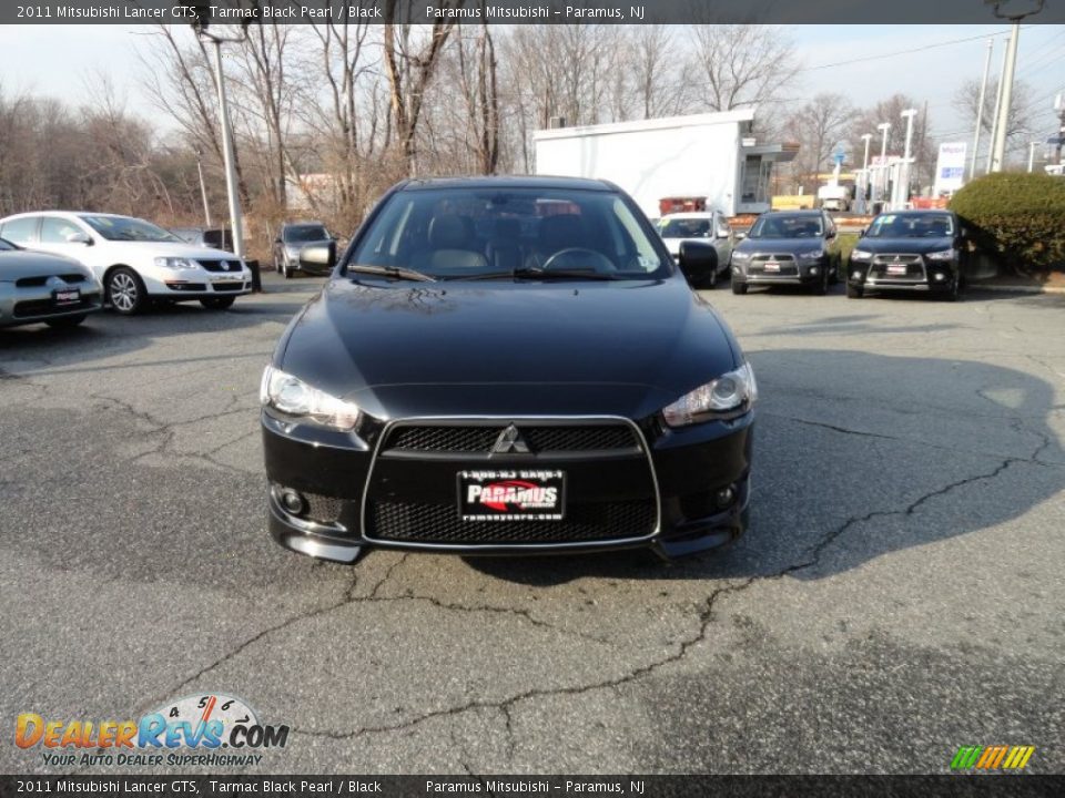 2011 Mitsubishi Lancer GTS Tarmac Black Pearl / Black Photo #2