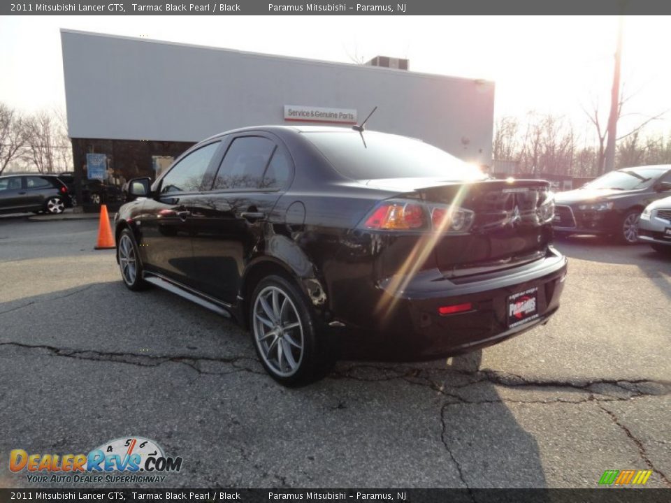 2011 Mitsubishi Lancer GTS Tarmac Black Pearl / Black Photo #4