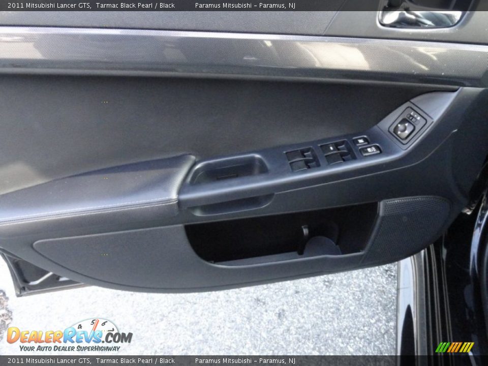 2011 Mitsubishi Lancer GTS Tarmac Black Pearl / Black Photo #10