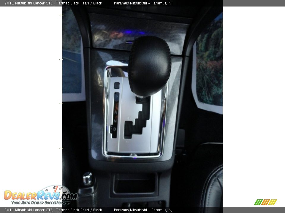 2011 Mitsubishi Lancer GTS Tarmac Black Pearl / Black Photo #13