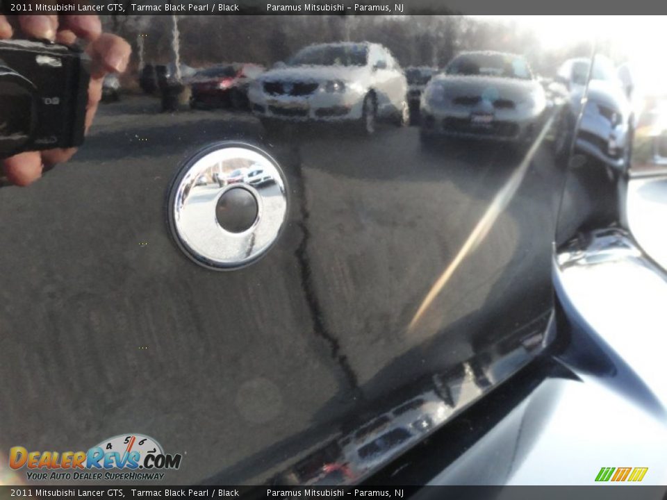 2011 Mitsubishi Lancer GTS Tarmac Black Pearl / Black Photo #21