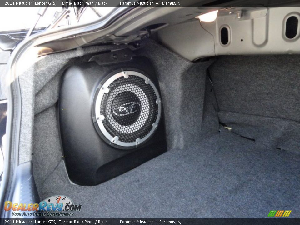 2011 Mitsubishi Lancer GTS Tarmac Black Pearl / Black Photo #22