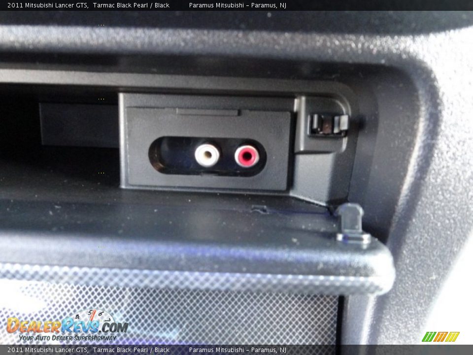 2011 Mitsubishi Lancer GTS Tarmac Black Pearl / Black Photo #26