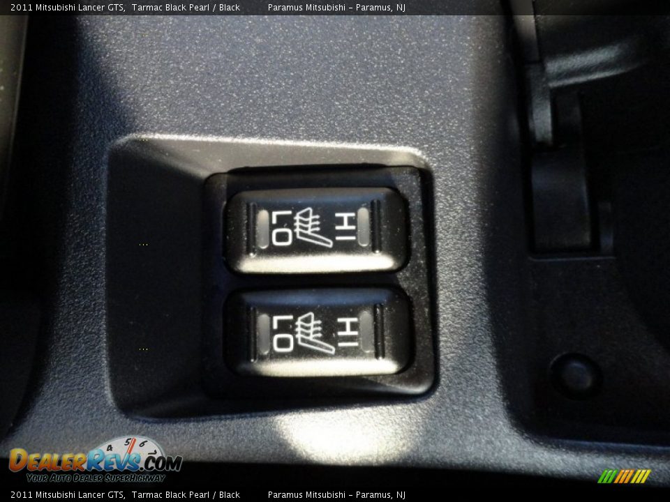2011 Mitsubishi Lancer GTS Tarmac Black Pearl / Black Photo #29