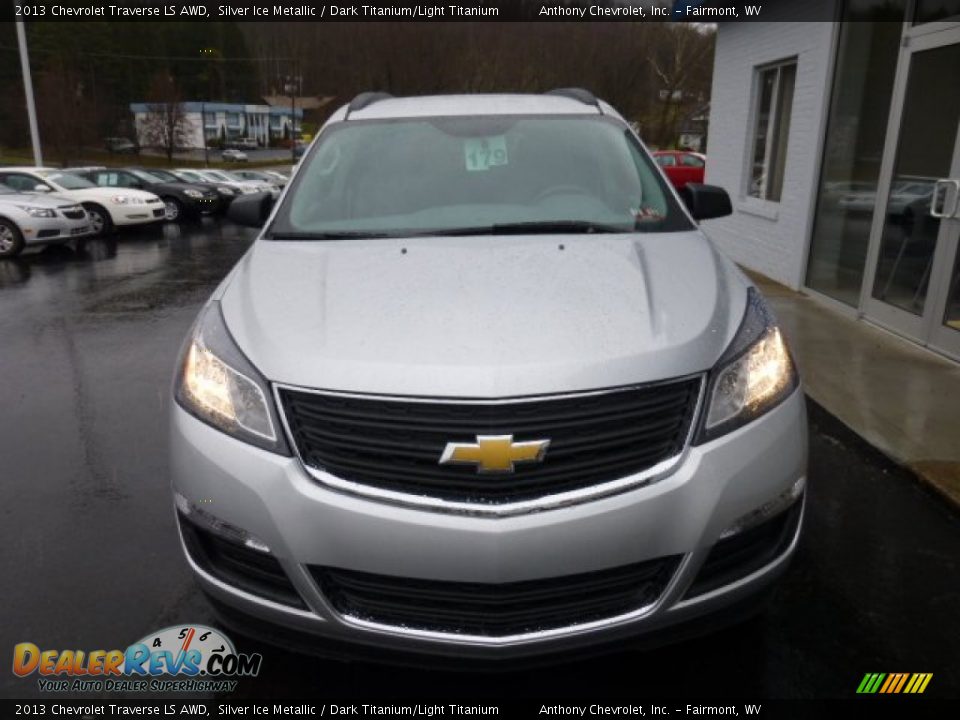 2013 Chevrolet Traverse LS AWD Silver Ice Metallic / Dark Titanium/Light Titanium Photo #2