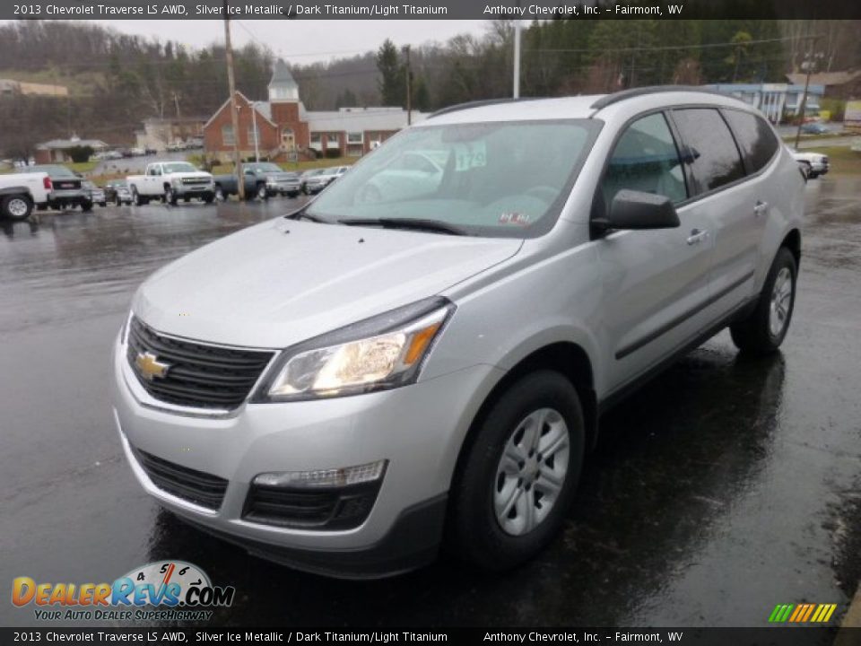 2013 Chevrolet Traverse LS AWD Silver Ice Metallic / Dark Titanium/Light Titanium Photo #3