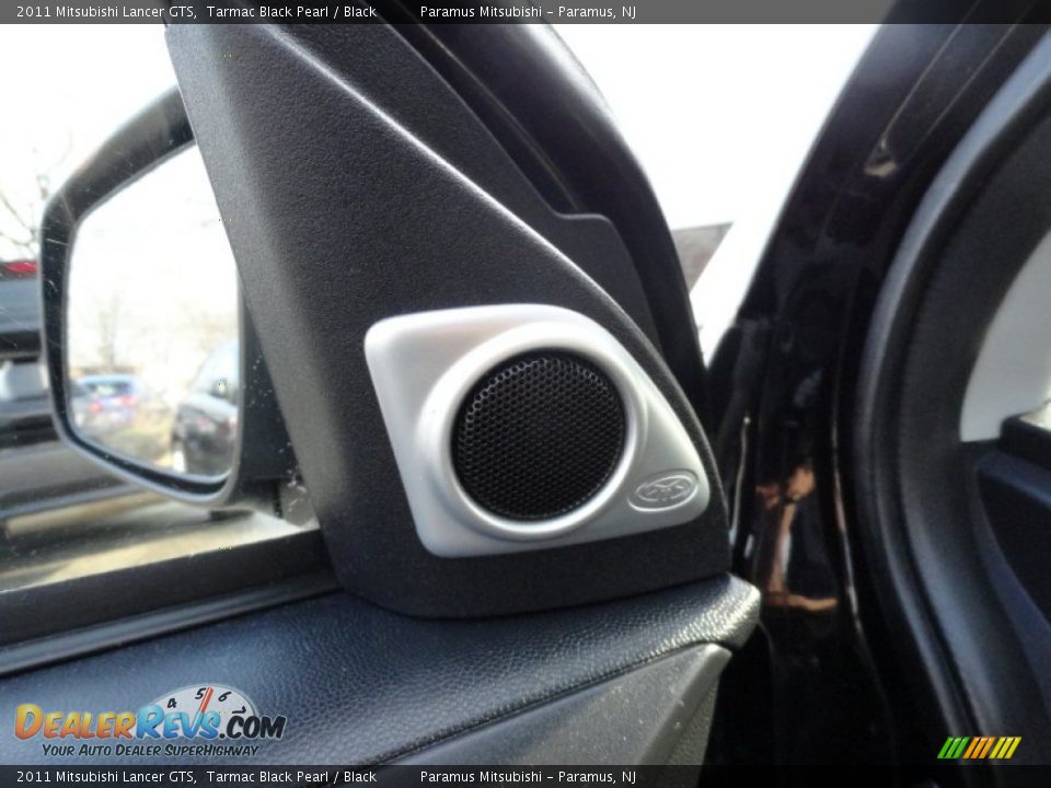 2011 Mitsubishi Lancer GTS Tarmac Black Pearl / Black Photo #32