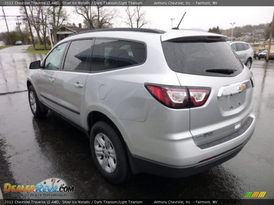 2013 Chevrolet Traverse LS AWD Silver Ice Metallic / Dark Titanium/Light Titanium Photo #4