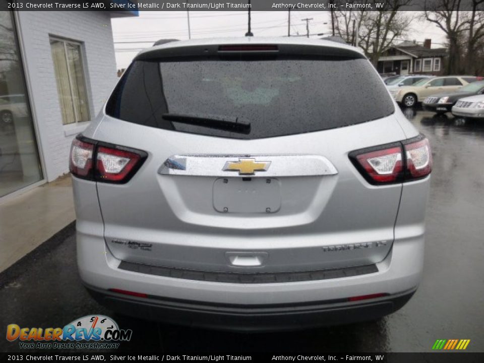 2013 Chevrolet Traverse LS AWD Silver Ice Metallic / Dark Titanium/Light Titanium Photo #5