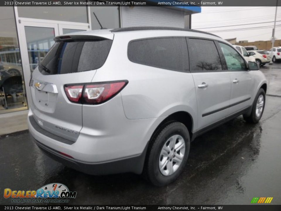 2013 Chevrolet Traverse LS AWD Silver Ice Metallic / Dark Titanium/Light Titanium Photo #6