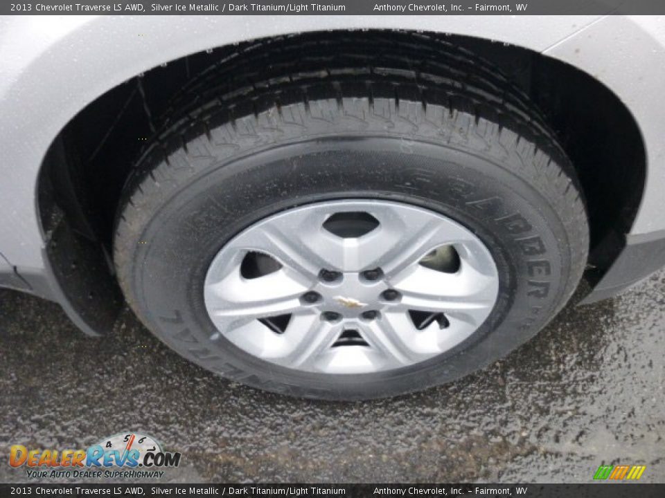 2013 Chevrolet Traverse LS AWD Silver Ice Metallic / Dark Titanium/Light Titanium Photo #8