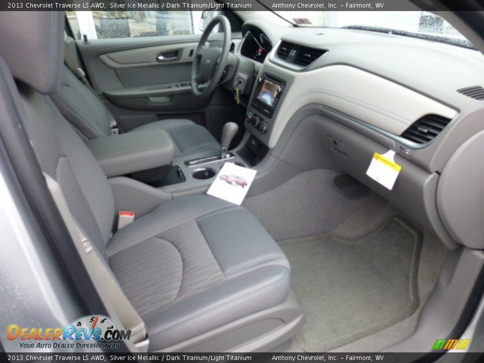 Front Seat of 2013 Chevrolet Traverse LS AWD Photo #9