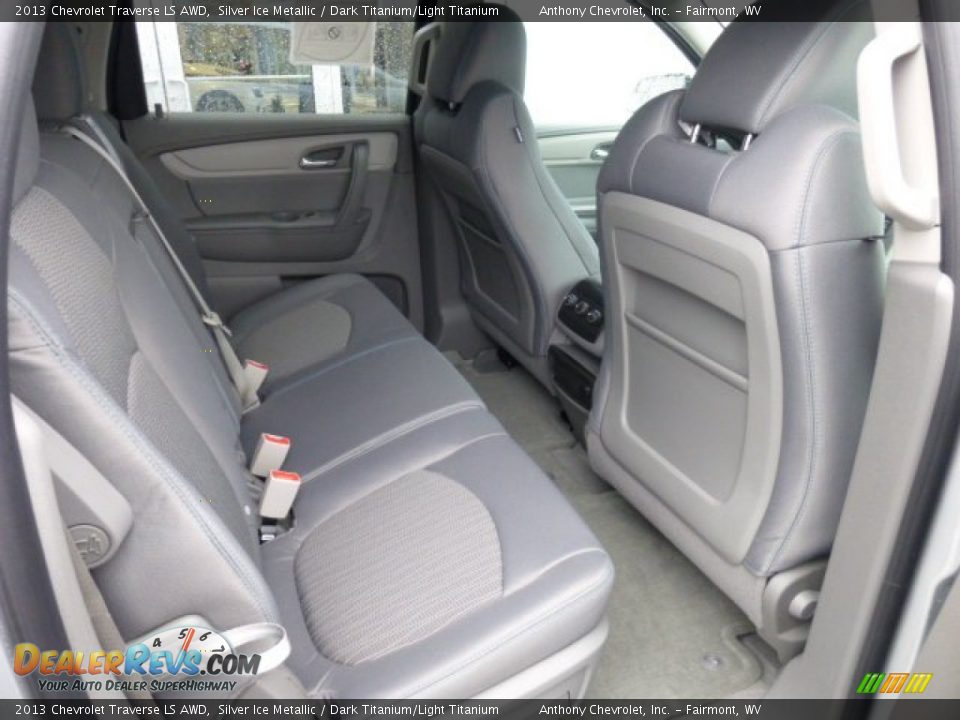 Rear Seat of 2013 Chevrolet Traverse LS AWD Photo #10