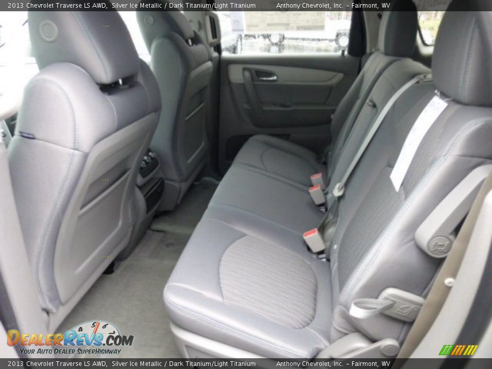 Rear Seat of 2013 Chevrolet Traverse LS AWD Photo #12