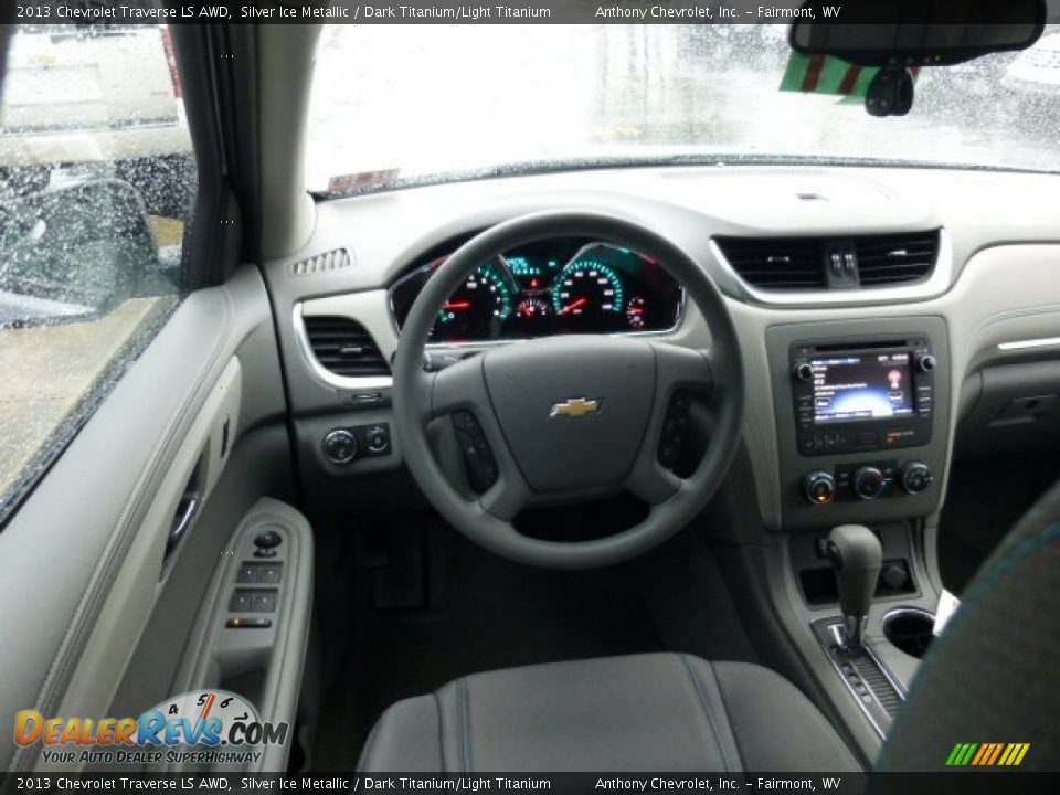 2013 Chevrolet Traverse LS AWD Silver Ice Metallic / Dark Titanium/Light Titanium Photo #13