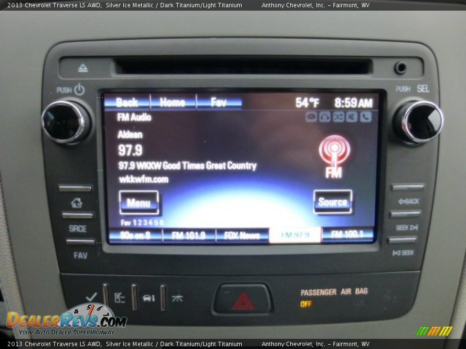 2013 Chevrolet Traverse LS AWD Silver Ice Metallic / Dark Titanium/Light Titanium Photo #18