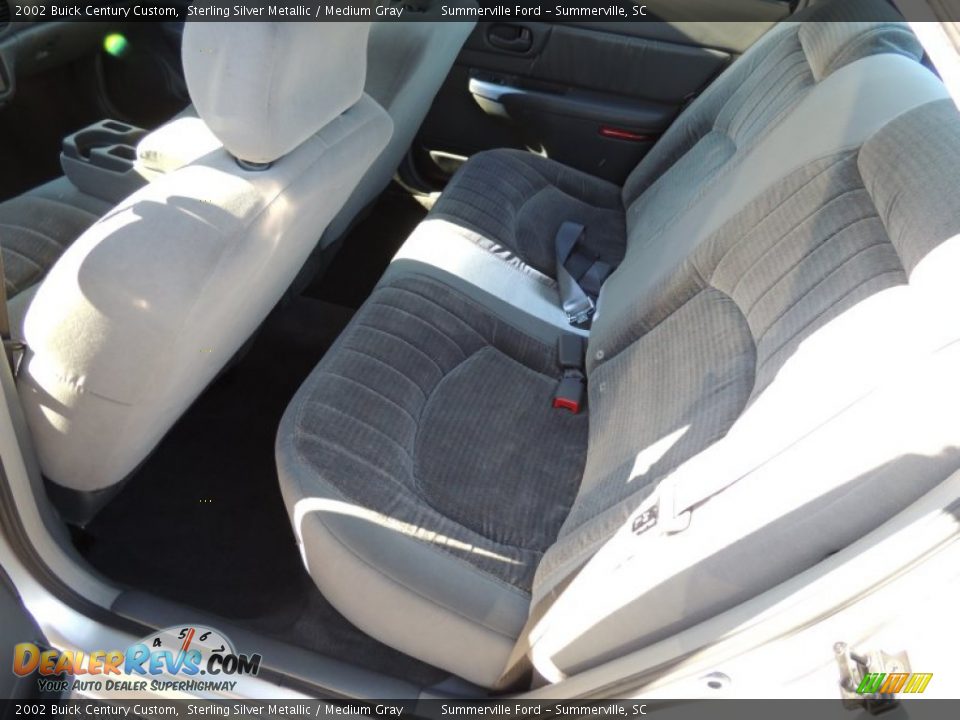 2002 Buick Century Custom Sterling Silver Metallic / Medium Gray Photo #6