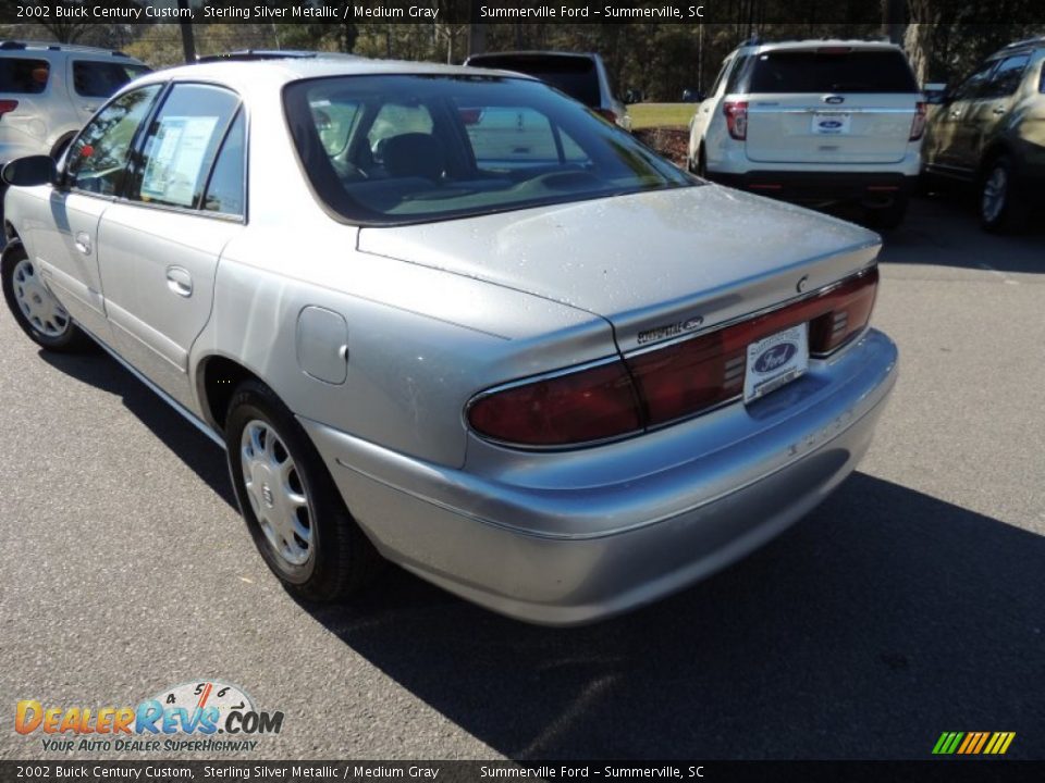 2002 Buick Century Custom Sterling Silver Metallic / Medium Gray Photo #15