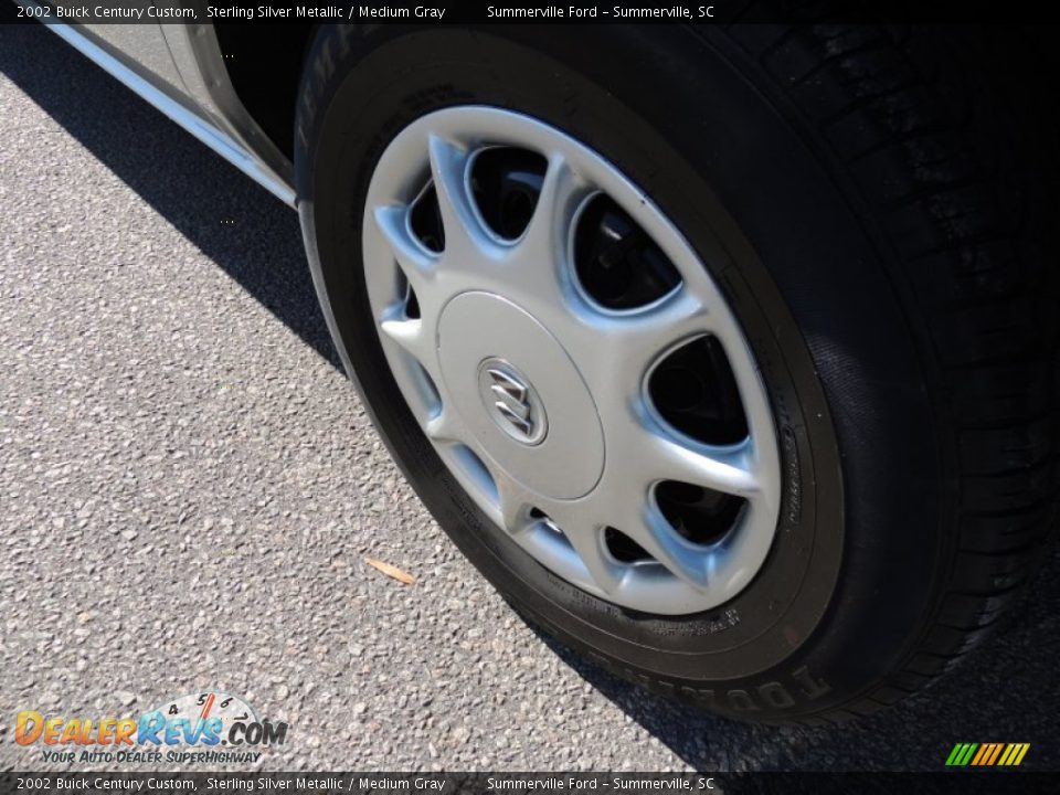 2002 Buick Century Custom Sterling Silver Metallic / Medium Gray Photo #16