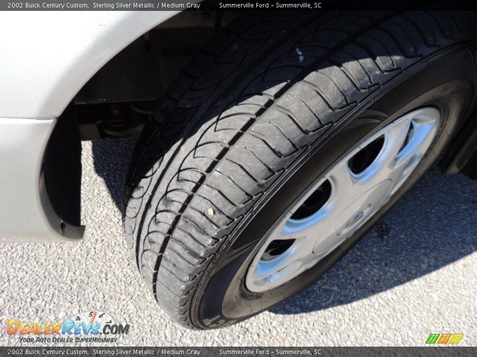 2002 Buick Century Custom Sterling Silver Metallic / Medium Gray Photo #17