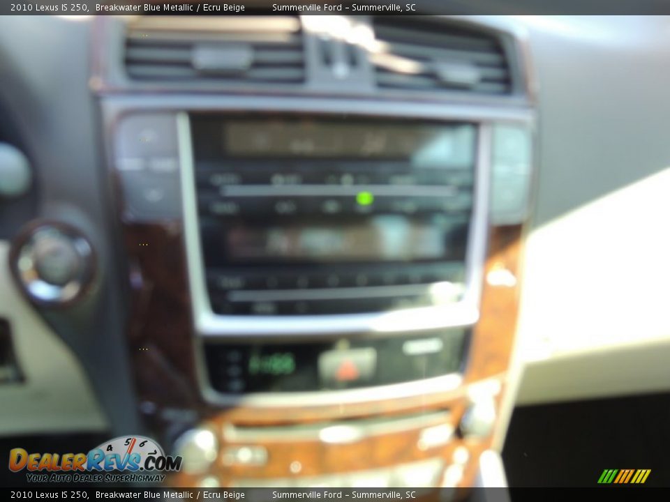 2010 Lexus IS 250 Breakwater Blue Metallic / Ecru Beige Photo #19