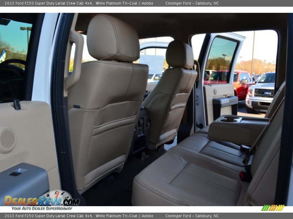 Rear Seat of 2013 Ford F250 Super Duty Lariat Crew Cab 4x4 Photo #12