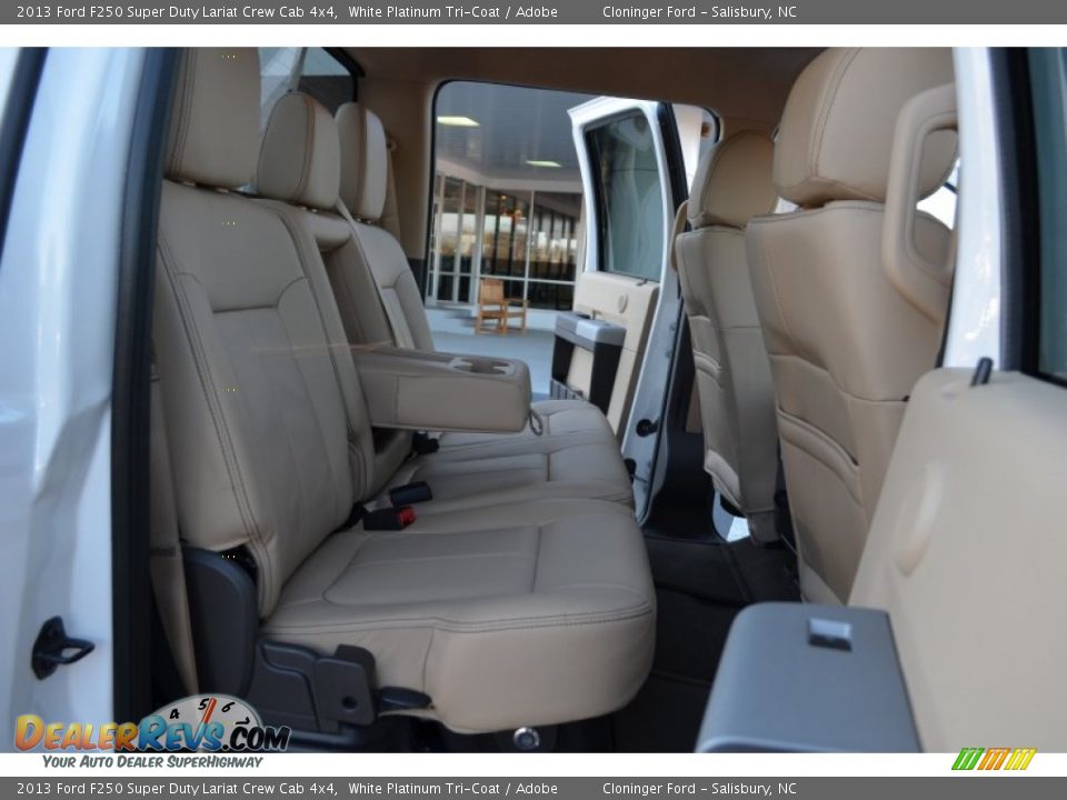 Rear Seat of 2013 Ford F250 Super Duty Lariat Crew Cab 4x4 Photo #13