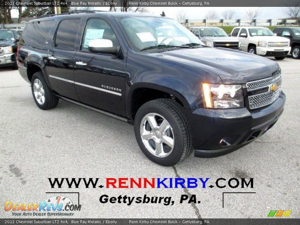 2013 Chevrolet Suburban LTZ 4x4 Blue Ray Metallic / Ebony Photo #1