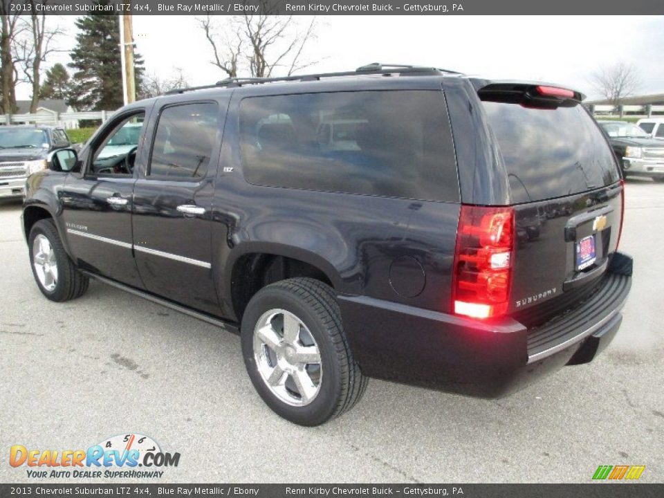 2013 Chevrolet Suburban LTZ 4x4 Blue Ray Metallic / Ebony Photo #2
